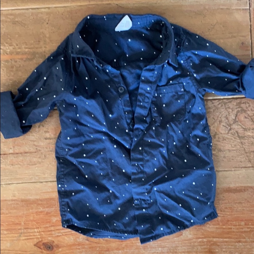 Hm blue star shirt